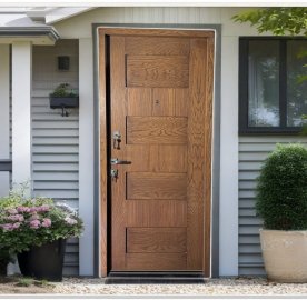 Մետաղյա մուտքի դուռ Sandrift երկու փականով