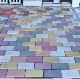  Սալիկ Աղյուս հարթ, նաև գունավոր (վիբրոլիցք)