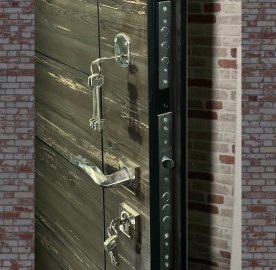 Մետաղյա մուտքի դուռ Eclipse երկու փականով