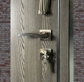 Մետաղյա մուտքի դուռ Obscura երկու փականով