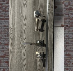 Մետաղյա մուտքի դուռ Obscura երկու փականով
