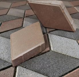 Սալիկ Փախլավա հարթ, նաև գունավոր (վիբրոլիցք)