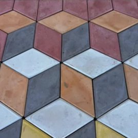 Սալիկ Փախլավա հարթ, նաև գունավոր (վիբրոլիցք)