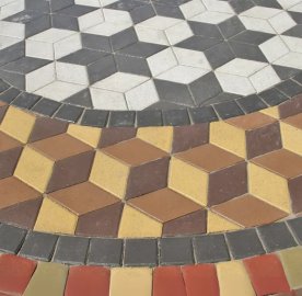 Սալիկ Փախլավա անհարթ, նաև գունավոր (վիբրոլիցք)