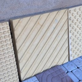 Սալիկ շոշափվող անկյունագծային մեծ (վիբրոլիցք)