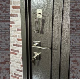 Մետաղյա մուտքի դուռ Titanis երկու փականով