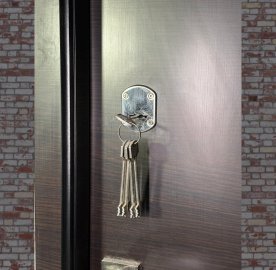 Մետաղյա մուտքի դուռ Darkwood երկու փականով