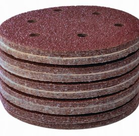 Հղկաթղթե սկավառակներ ամրակներով և անցքերով, 50 հատ