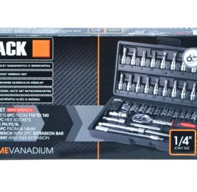 Գլխիկավոր բանալիների հավաքածու, 46 հատ, 1/4” 