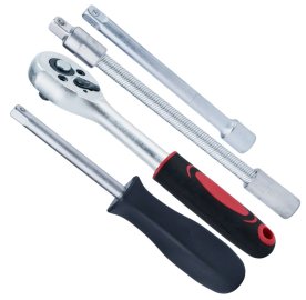 Գլխիկավոր բանալիների հավաքածու, 46 հատ, 1/4” 