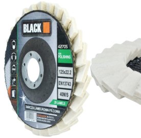 Ֆետրային փայլեցնող սկավառակ (թերթավոր), 125մմ