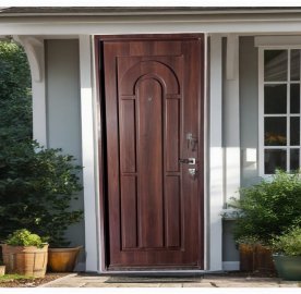 Մետաղյա մուտքի դուռ Luxwood երկու փականով