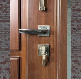 Մետաղյա մուտքի դուռ Luxwood երկու փականով