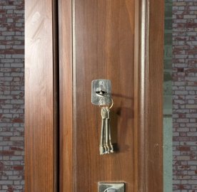 Մետաղյա մուտքի դուռ Luxwood երկու փականով