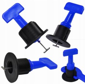 Սալիկների հավասարեցման(հարթեցման) համակարգ՝ սեղմակներ, սեղմիչներ, 100 հատ