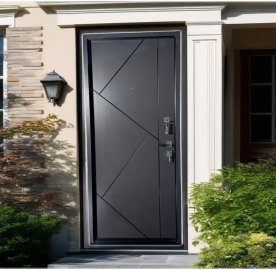 Մետաղյա մուտքի դուռ Steelveil երկու փականով