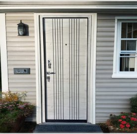 Մետաղյա մուտքի դուռ Nordia երկու փականով