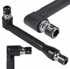 Անկյունային պտուտակահան 1/4 ծայրակալների բռնակով