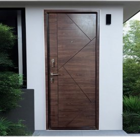 Մետաղյա մուտքի դուռ Timber երկու փականով