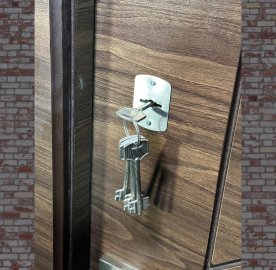 Մետաղյա մուտքի դուռ Timber երկու փականով