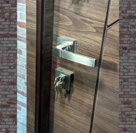 Մետաղյա մուտքի դուռ Timber երկու փականով