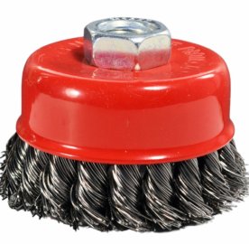 Հյուսված, հղկող խոզանակ մետաղական շլիֆմեքենայի համար, M14, 75մմ, մետաղի մաքրման և հղկման համար