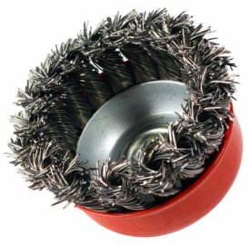 Հյուսված, հղկող խոզանակ մետաղական շլիֆմեքենայի համար, M14, 75մմ, մետաղի մաքրման և հղկման համար