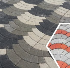 Սալիկ Կիսալուսին, նաև գունավոր (վիբրոպրես)