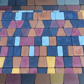 Սալիկ Հին քաղաք հռոմեական, նաև գունավոր (վիբրոլիցք