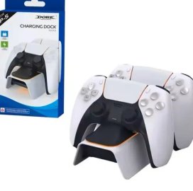 Ps5 Dobe Charger playstation 5 ի համար նախատեսվաճ Լիցքաորման կայան Dobe PS5 DUALSENSE CHARGING STATION