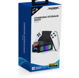 Ps5 Dobe Charger playstation 5 ի համար Լիցքաորման կայան Dobe PS5 DUALSENSE CHARGING STATION FAST CHARGING