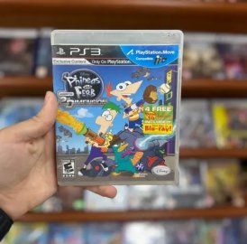 Disney Phineas and Ferb Across Խաղ Playstation 3 ի համար Դիսկ օգտագործված
