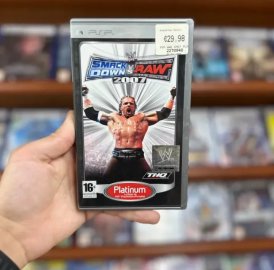 SMACKDOWN VS RAW 2007 Խաղ Playstation Portable ի համար Դիսկ օգտագործված