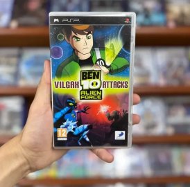 BEN 10 VILGAX ATTACKS Խաղ Playstation Portable ի համար Դիսկ օգտագործված