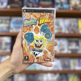 SpongeBob SquarePants: The Yellow Avenger Խաղ Playstation Portable ի համար Դիսկ օգտագործված