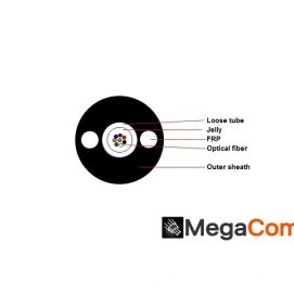 Optical cable 4 core GYFXTF-4B1