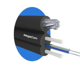 Fiber optic cable G657A1 2Core with wire messenger