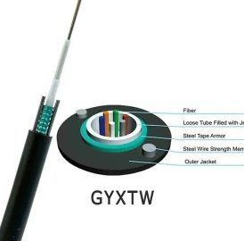 Fiber Optic Cable 8Core GYXTW BRON